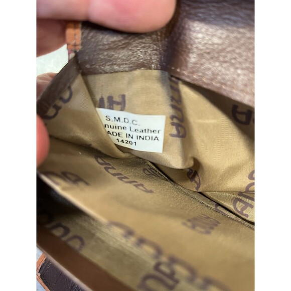 Anuschka Women's Wallet Butterfly Roses Floral Design Trifold Bills Credit Coin - Picture 10 of 15